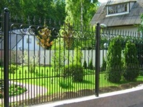 Кованые заборы на ленточном фундаменте 80 метров фото в Ветлуге